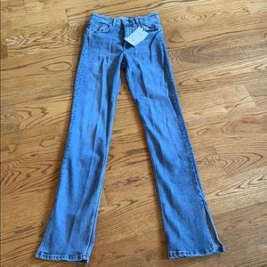 Brand New Zara Split Skinny Jeans